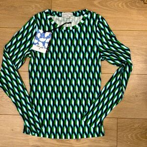 DVF for Target NWT Geometric Print Shirt. XXS